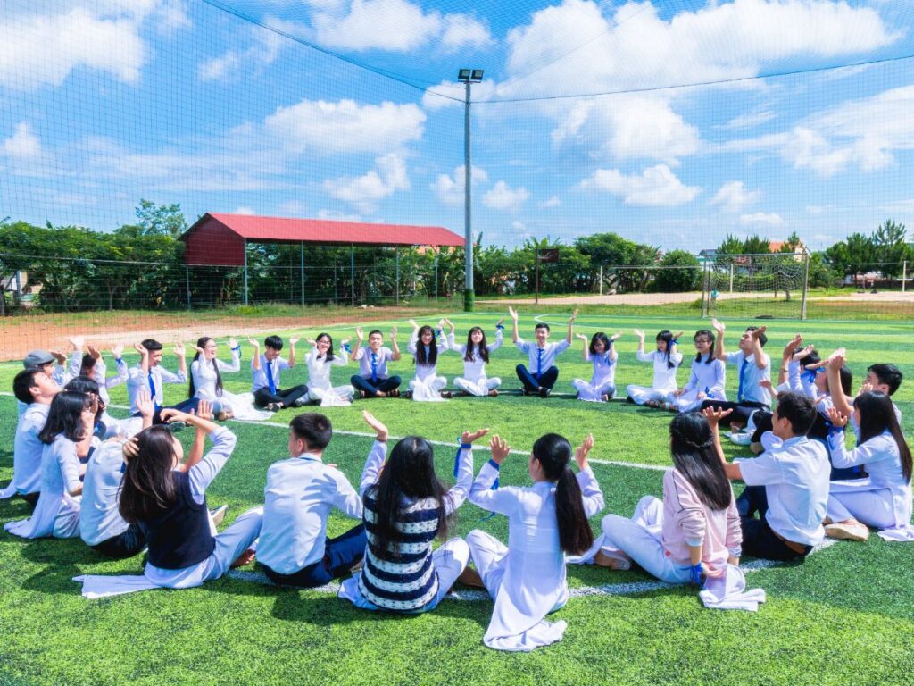 girls in park