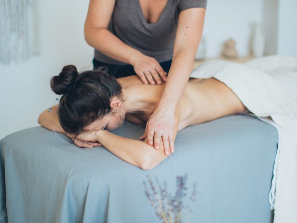 back pain relief in a spa