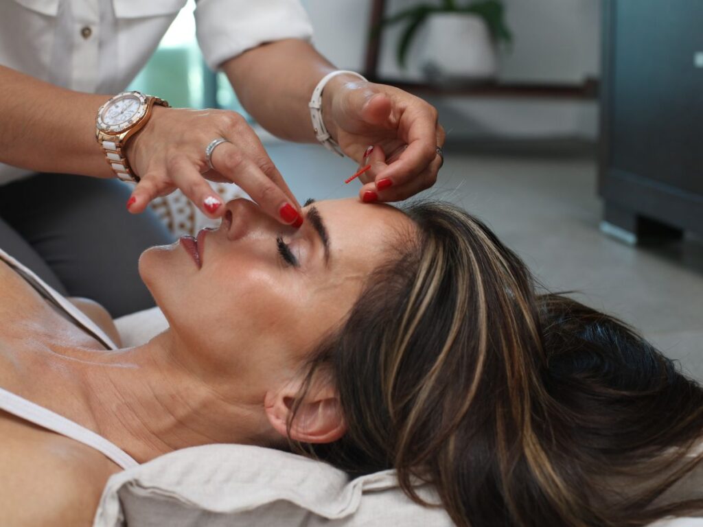 woman enjoying spa in toronto