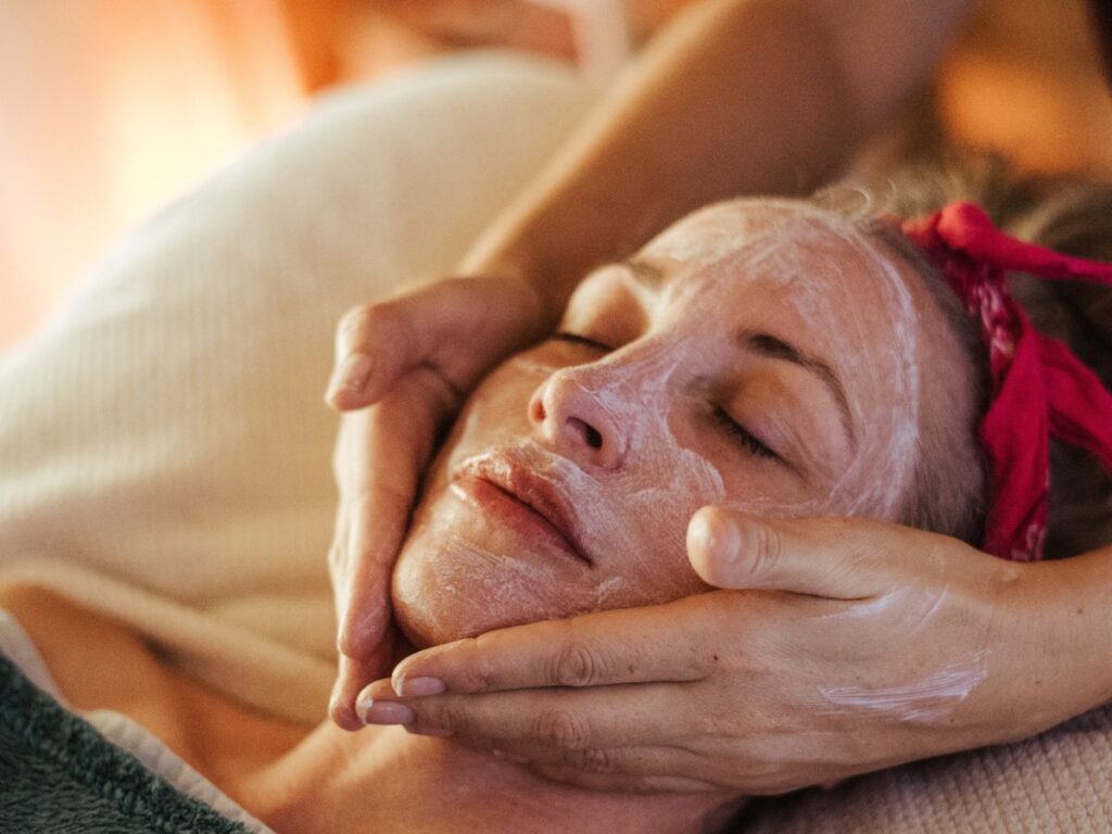 face massage at spa in toronto