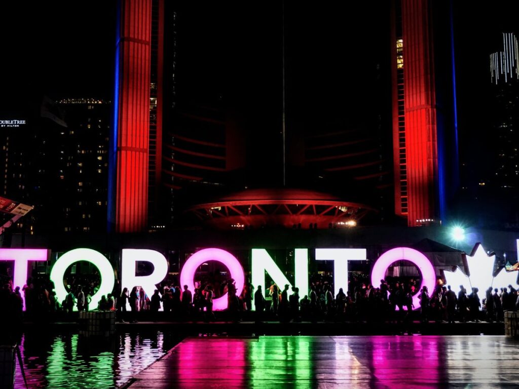 toronto neon sign