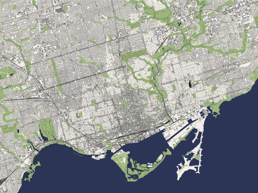 map of toronto