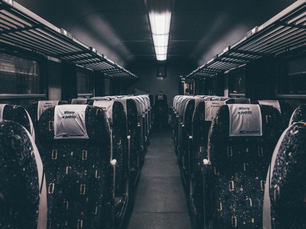 inside of toronto train
