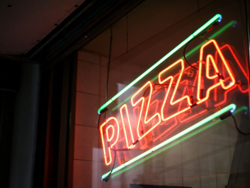 pizza sign