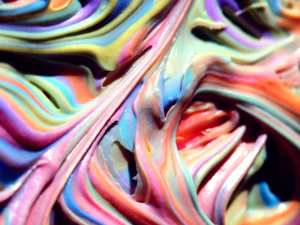 colorful gelato