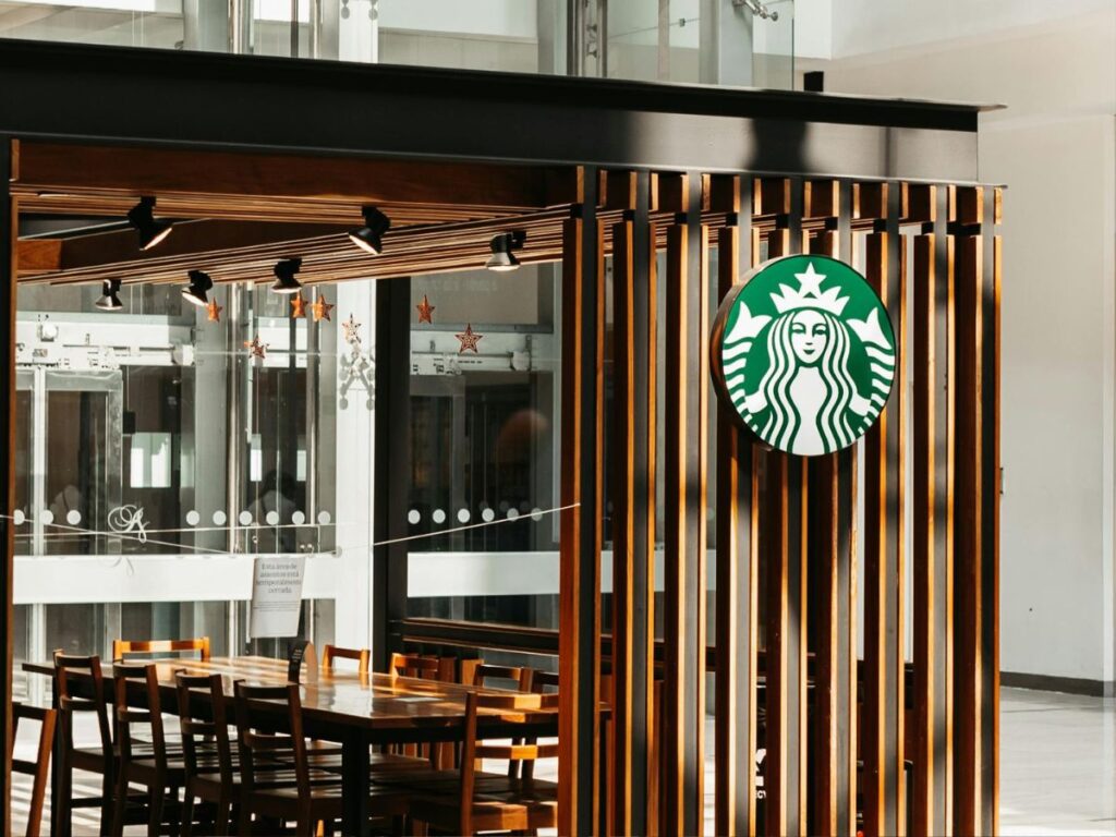 starbucks in a mall