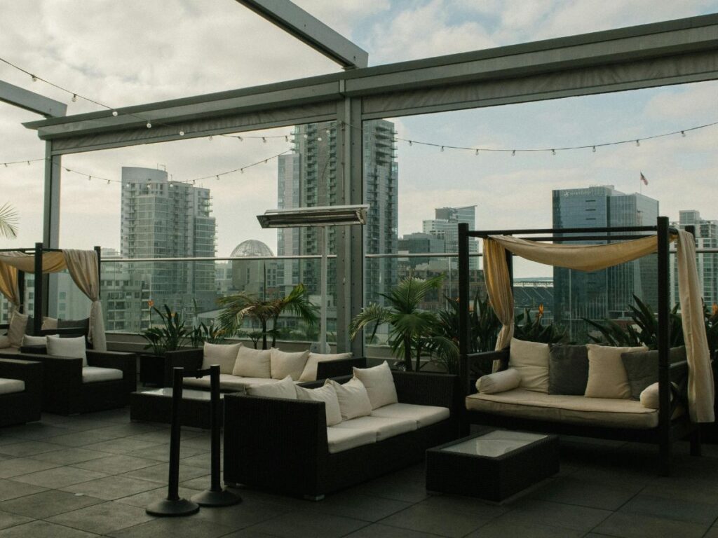 rooftop patio