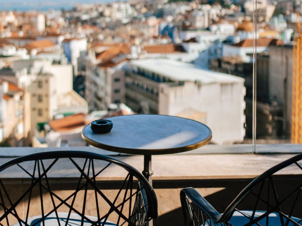 rooftop patio