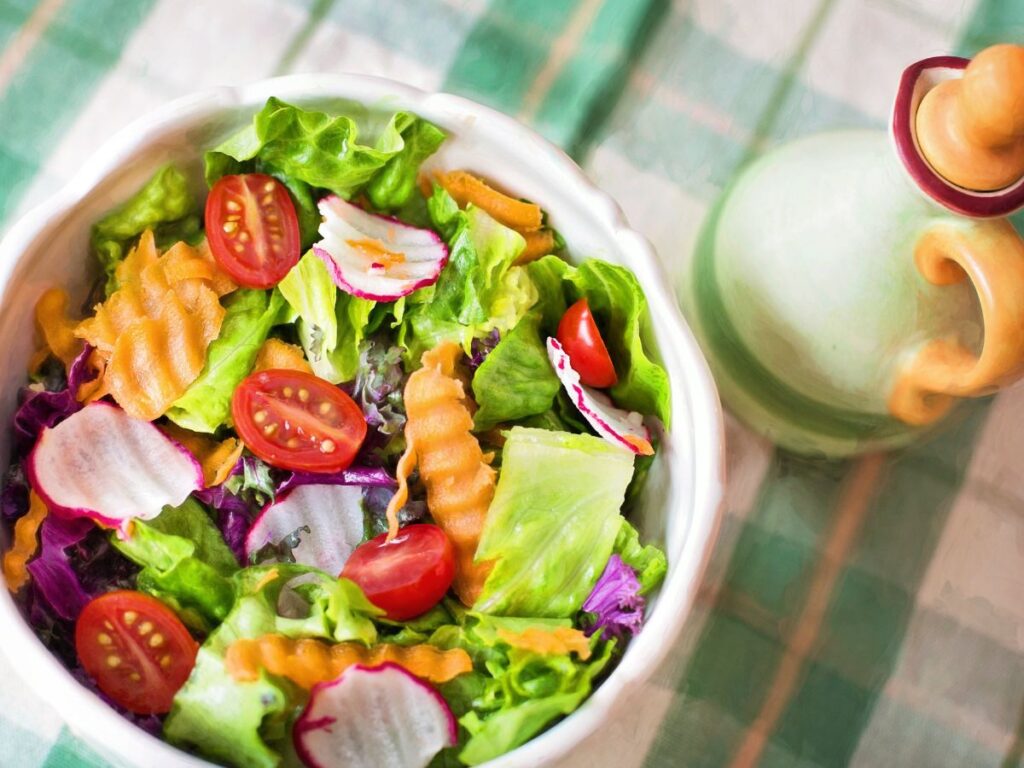 salad in a bowl