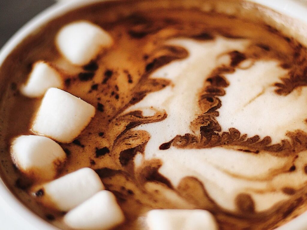 marshmallow on coffee