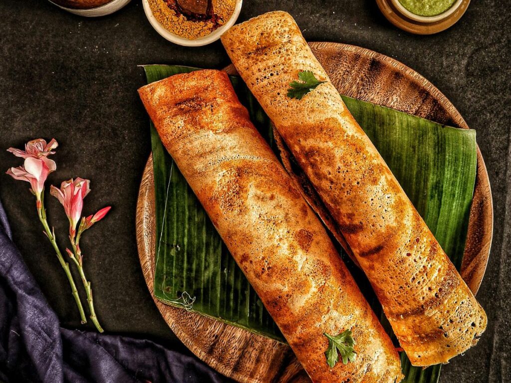 dosa served