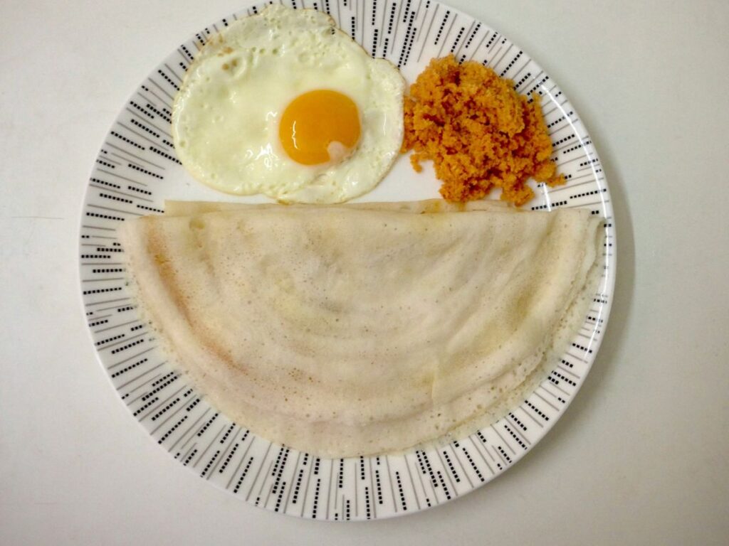 dosa with egg