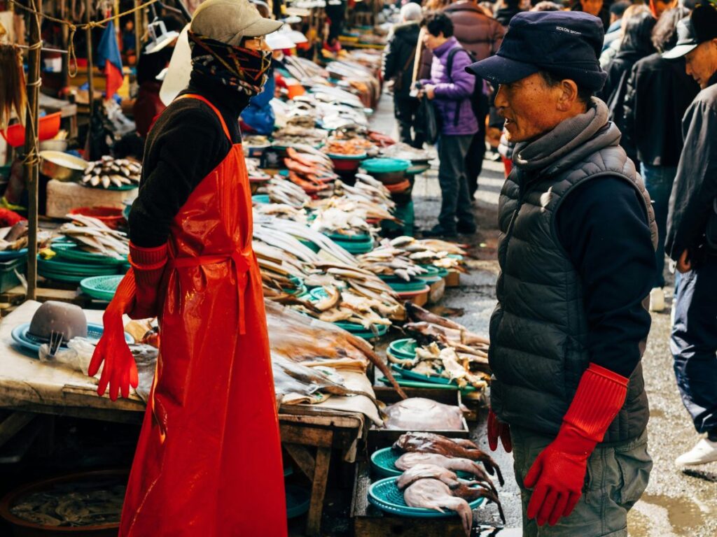 buying Korean food