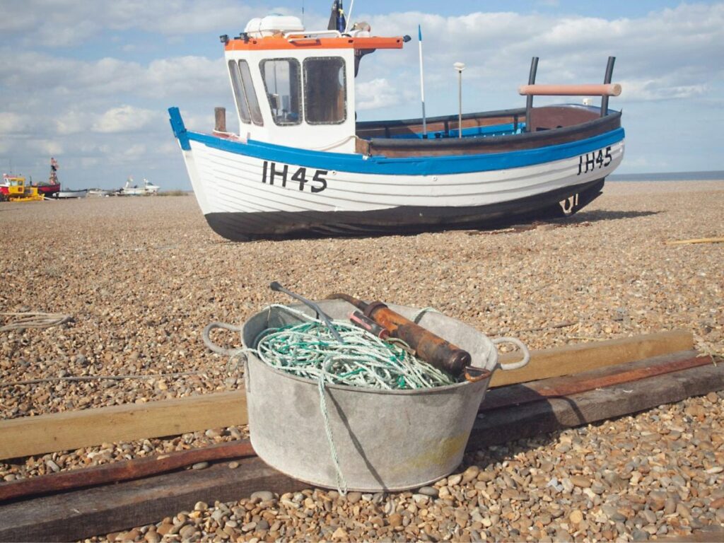 boat on shore