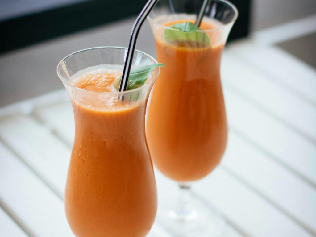 orange smoothie