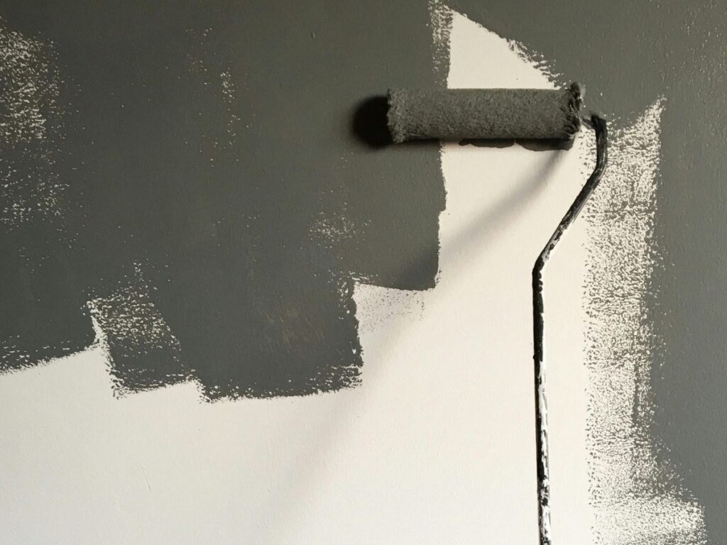 painting a wall