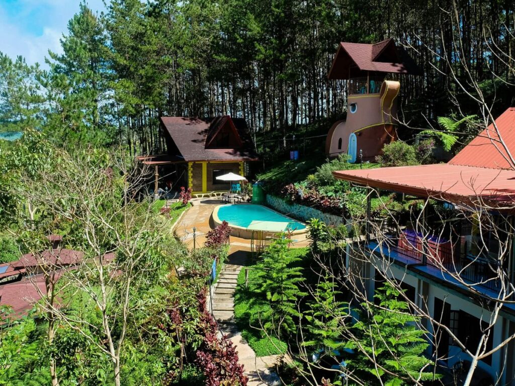 greenery around the resort