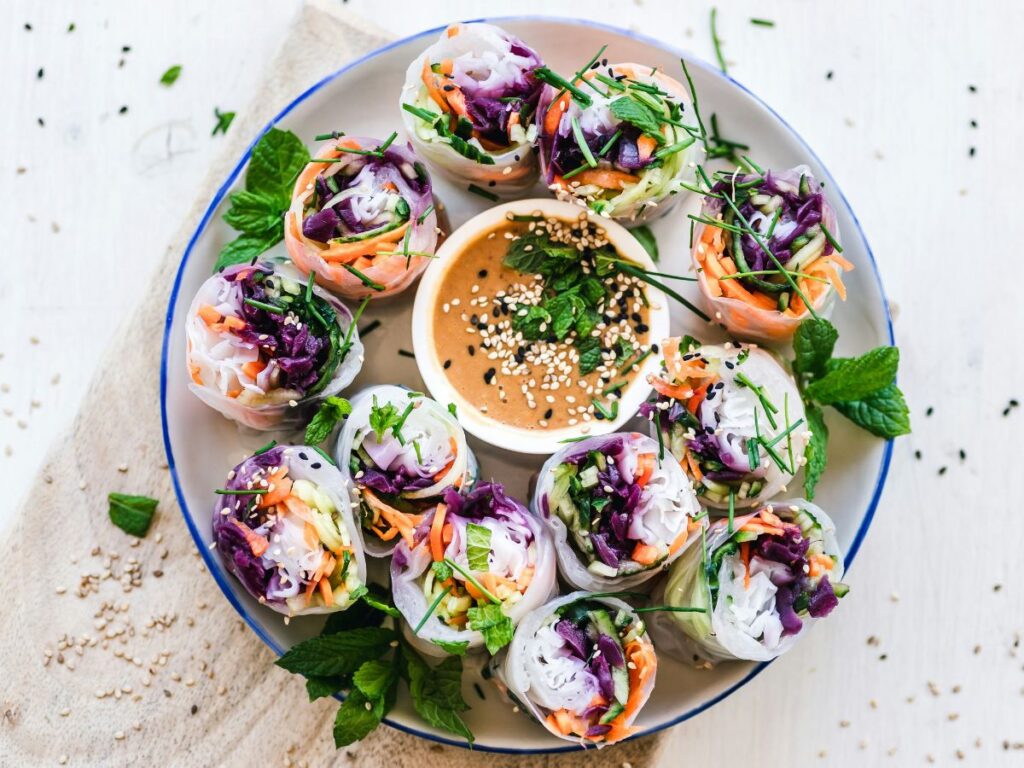 vegan sushi rolls