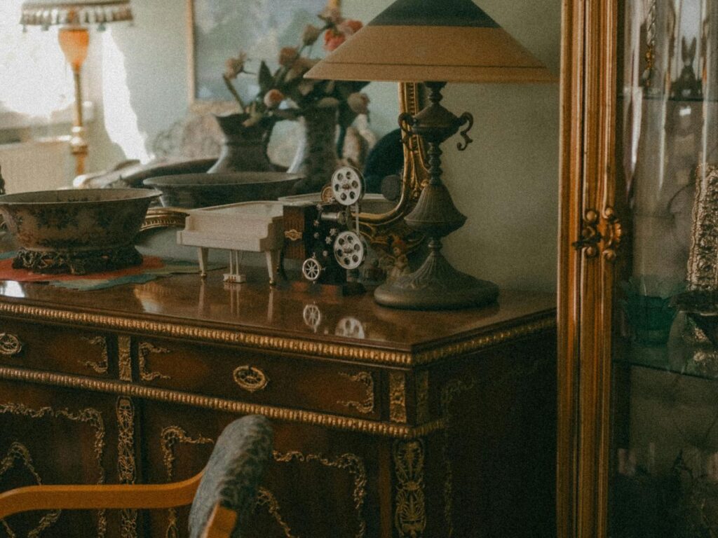 vintage dressing table