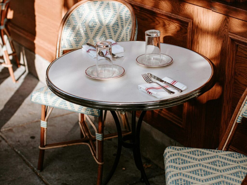 restaurant table