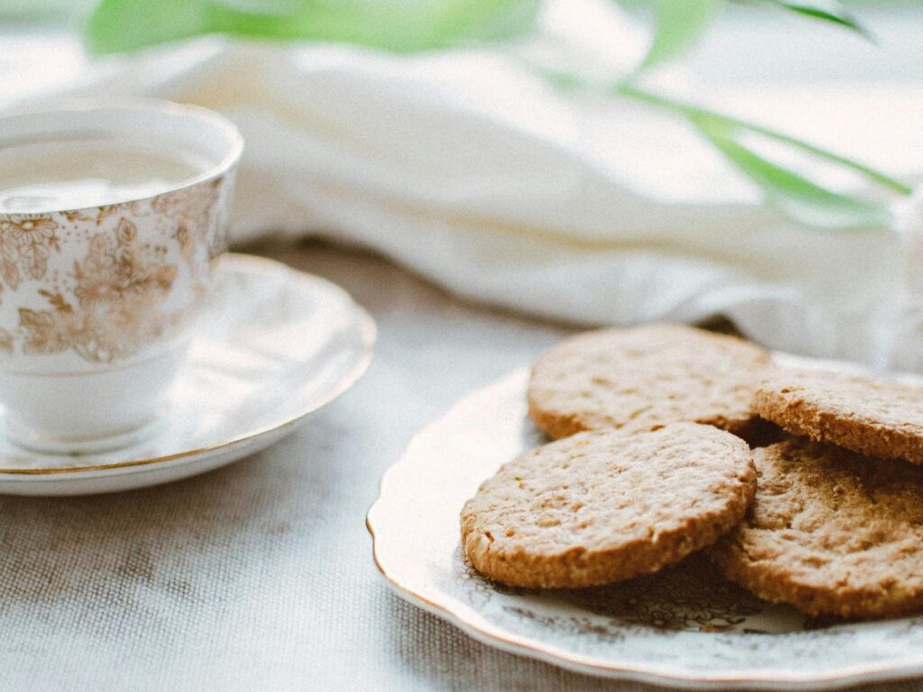 tea with biscuits