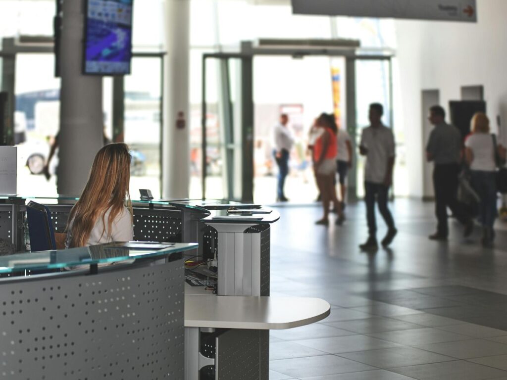 airport reception