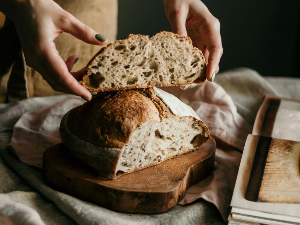 bread after baked