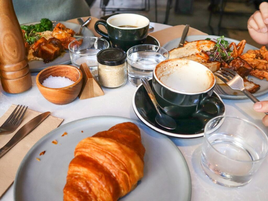 coffee and croissant