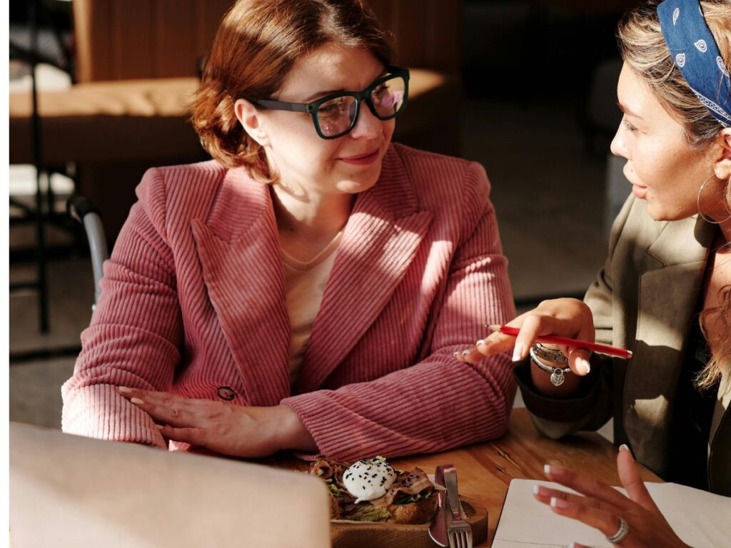 women working in a coffee shop