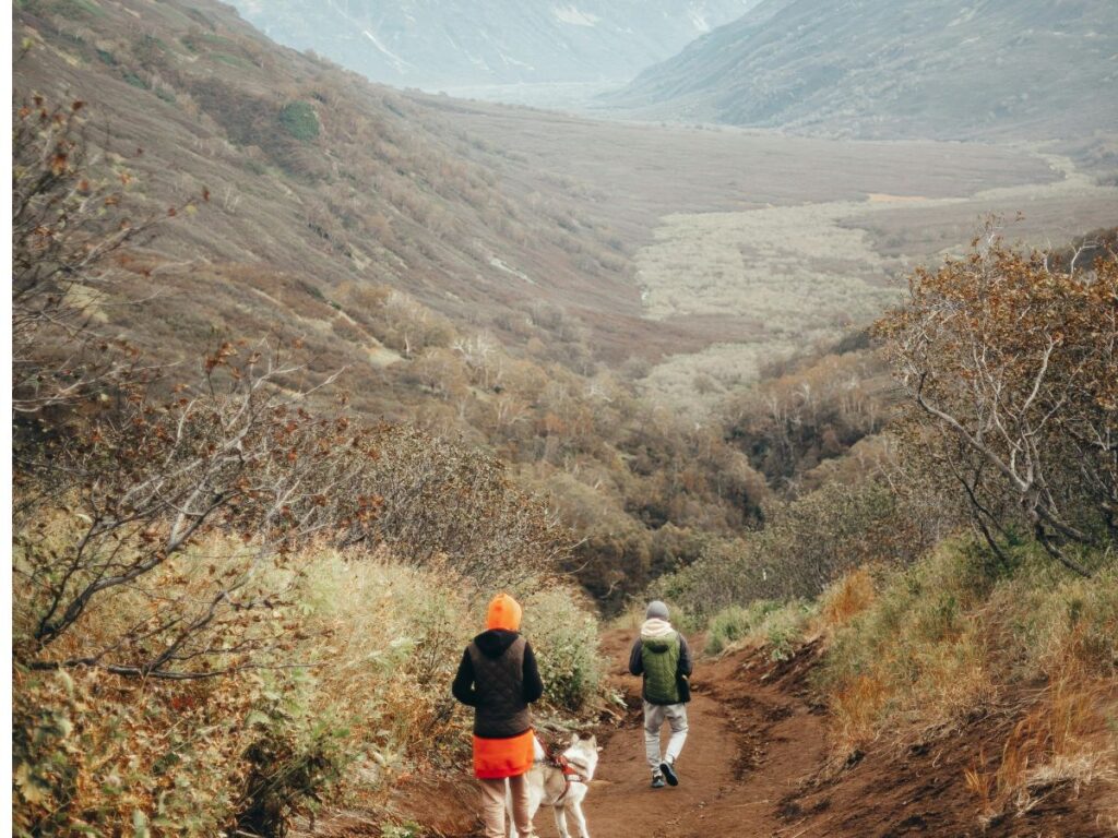 family hiking