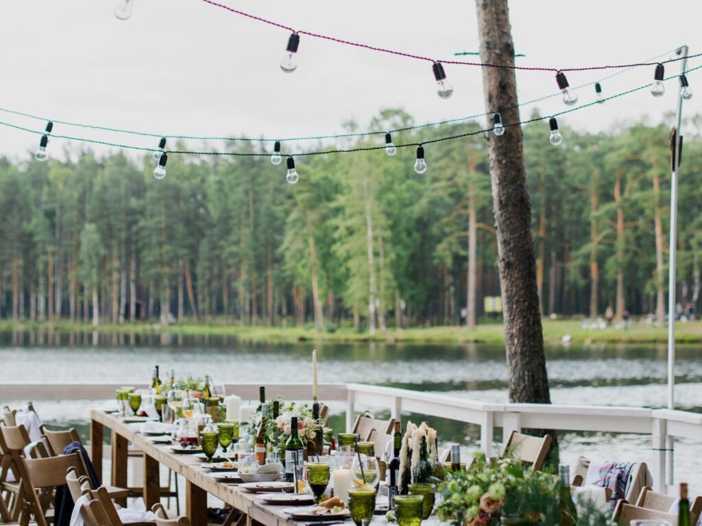 outdoor decor for gathering