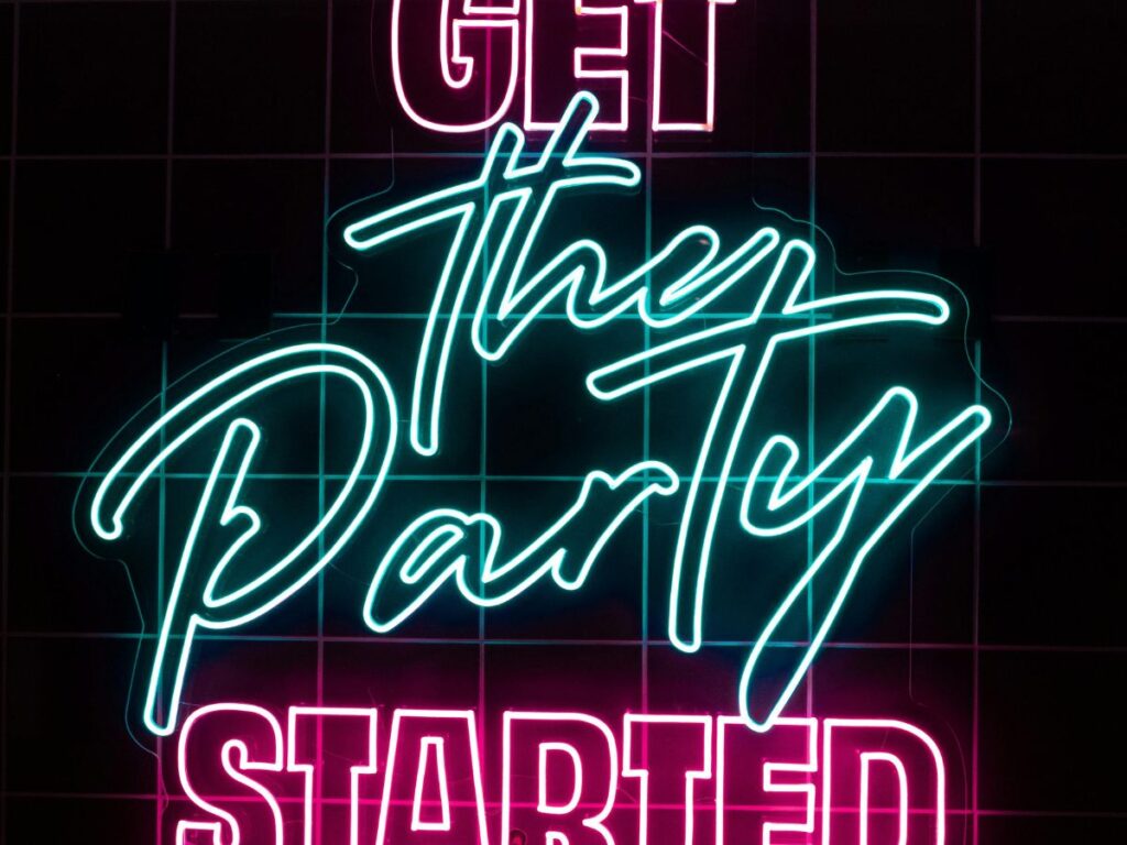 party sign