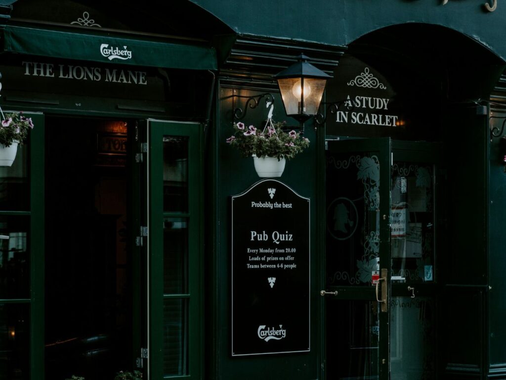 sherlock holmes themed pub