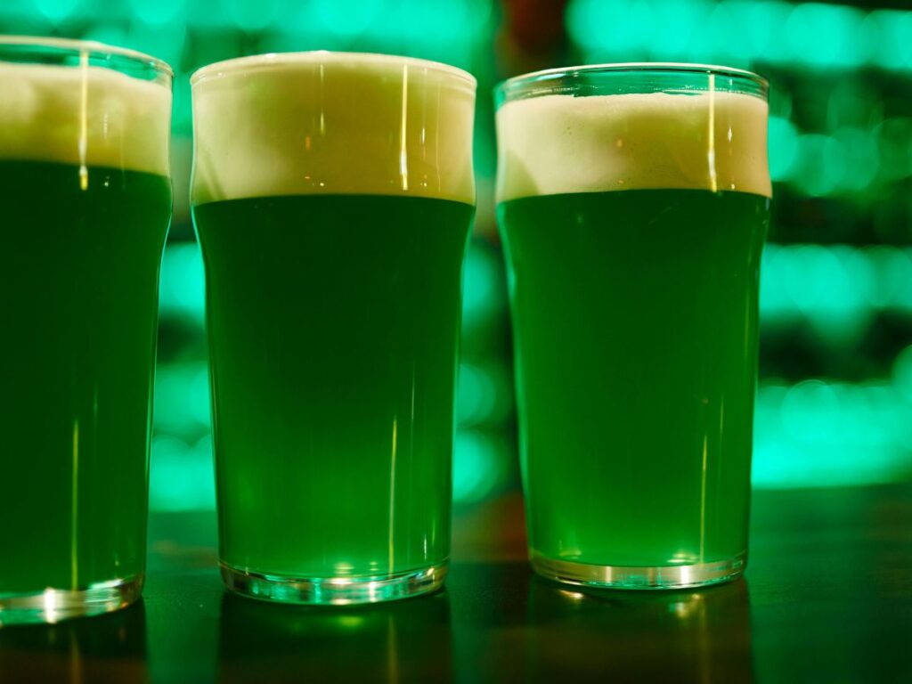 St. Patrick Day themed beer