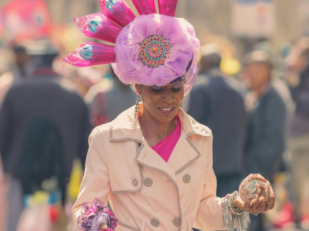 woman ready for a festival