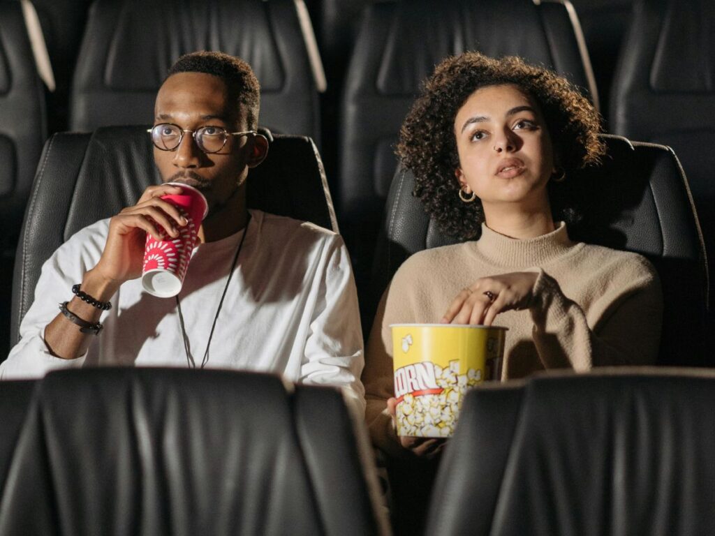 couple watching movie