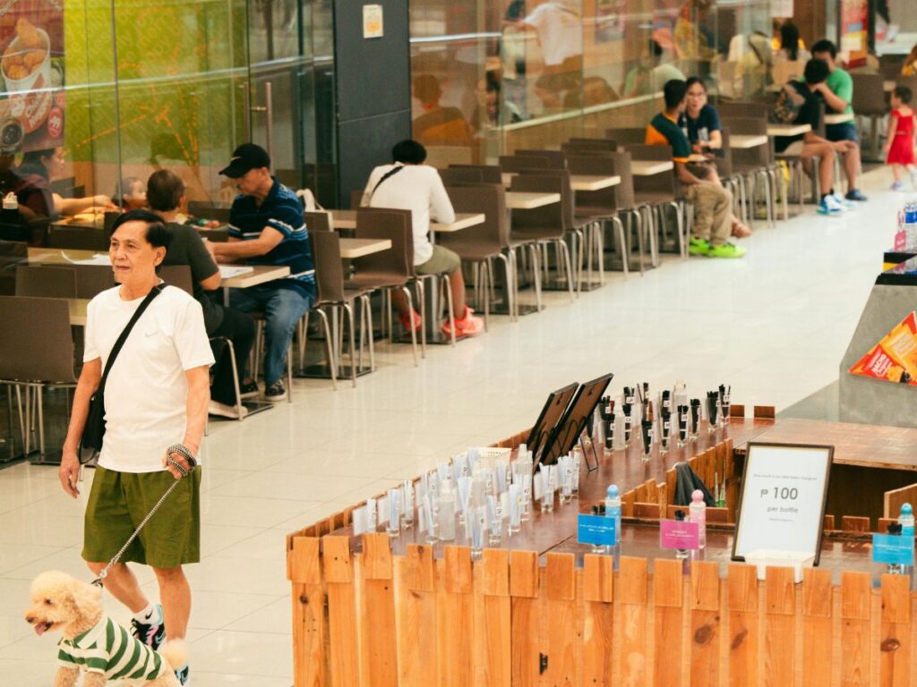 food court in mall