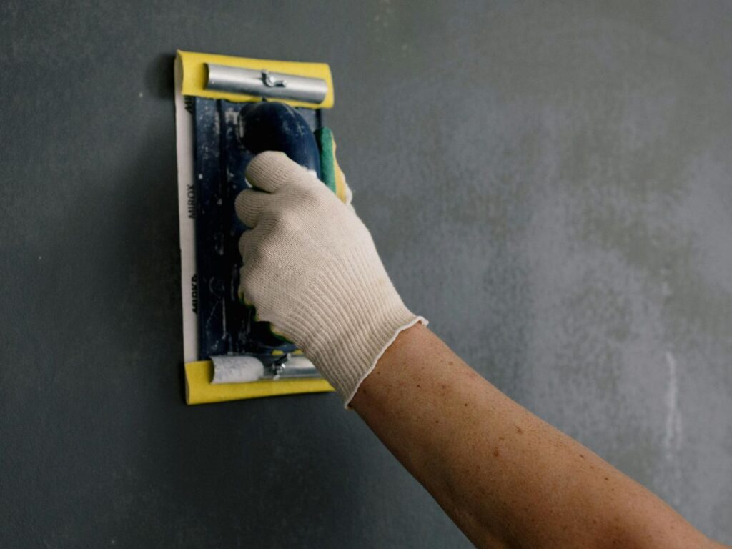 renovating a wall