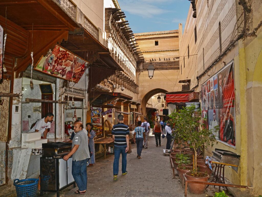 street food market