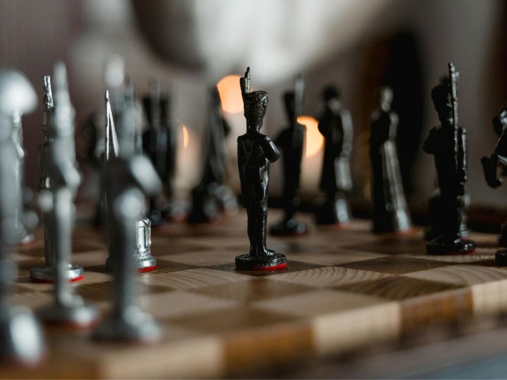 playing chess