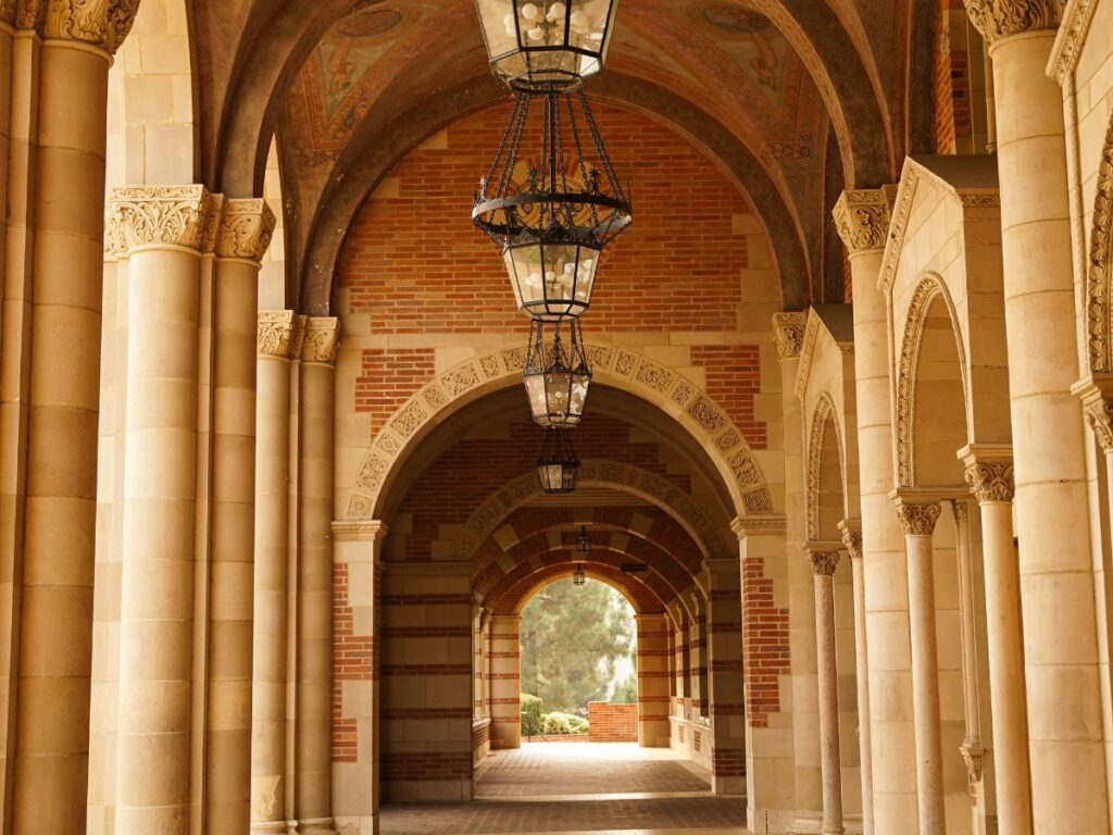 university corridor