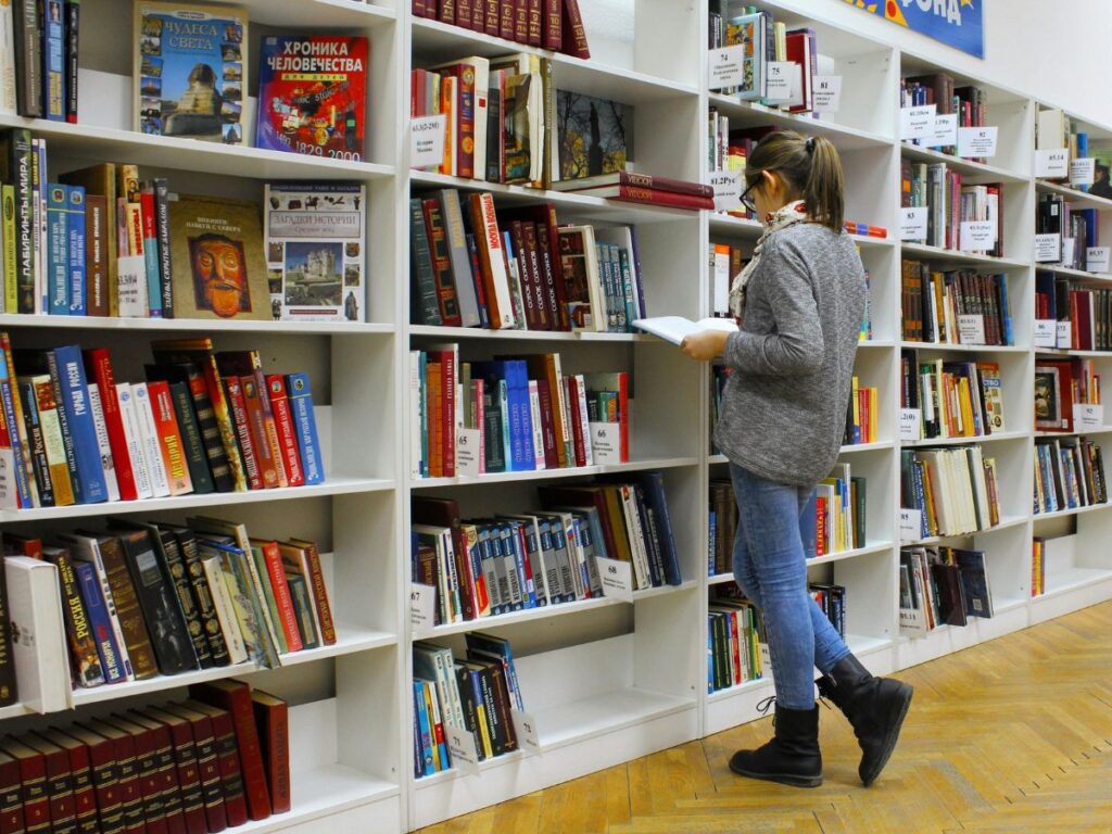 school library