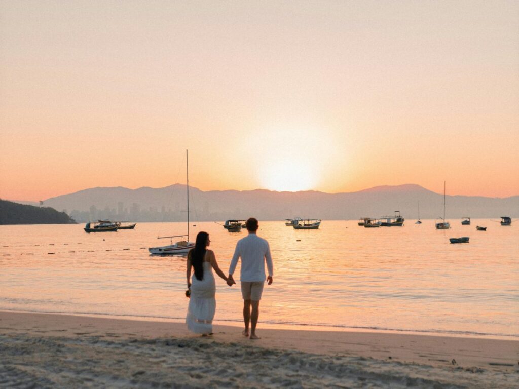 couple on beach