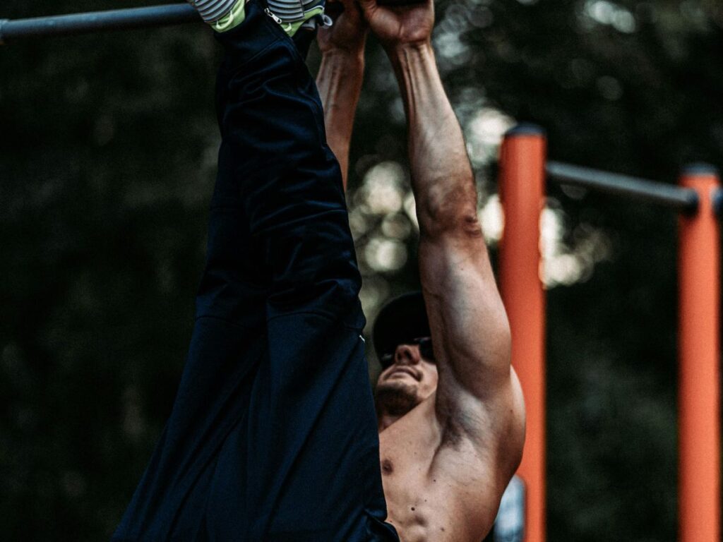 man working out