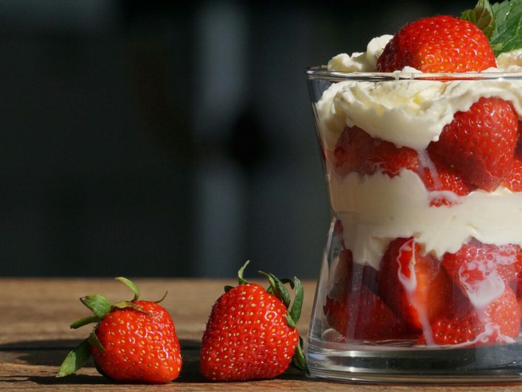 strawberry dessert