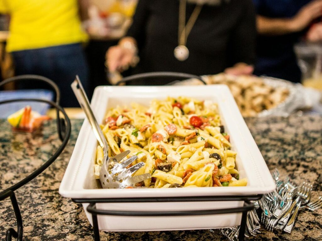 pasta in buffet