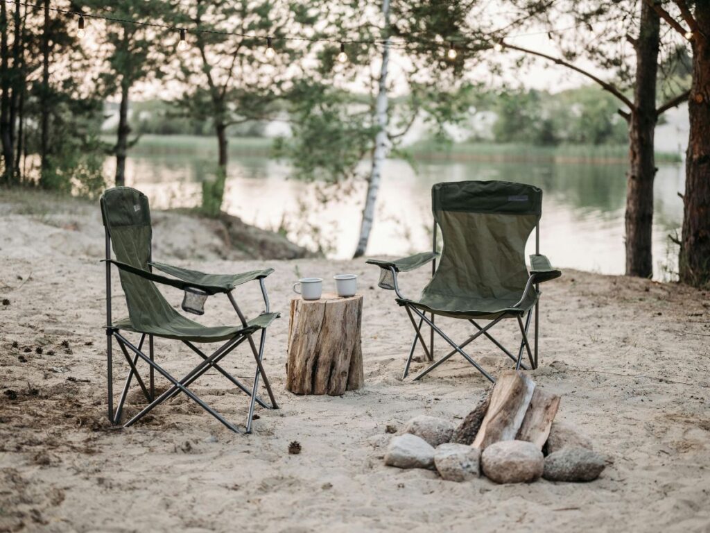 seating in the woods