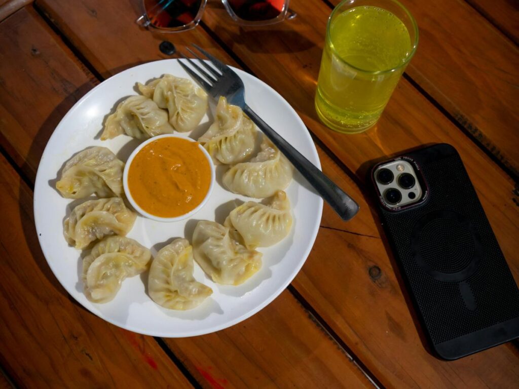 dumplings served with sauce