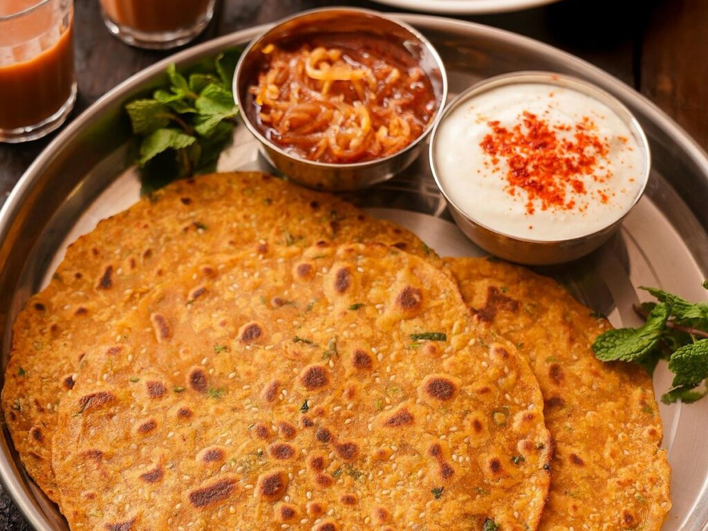 roti served with gravies