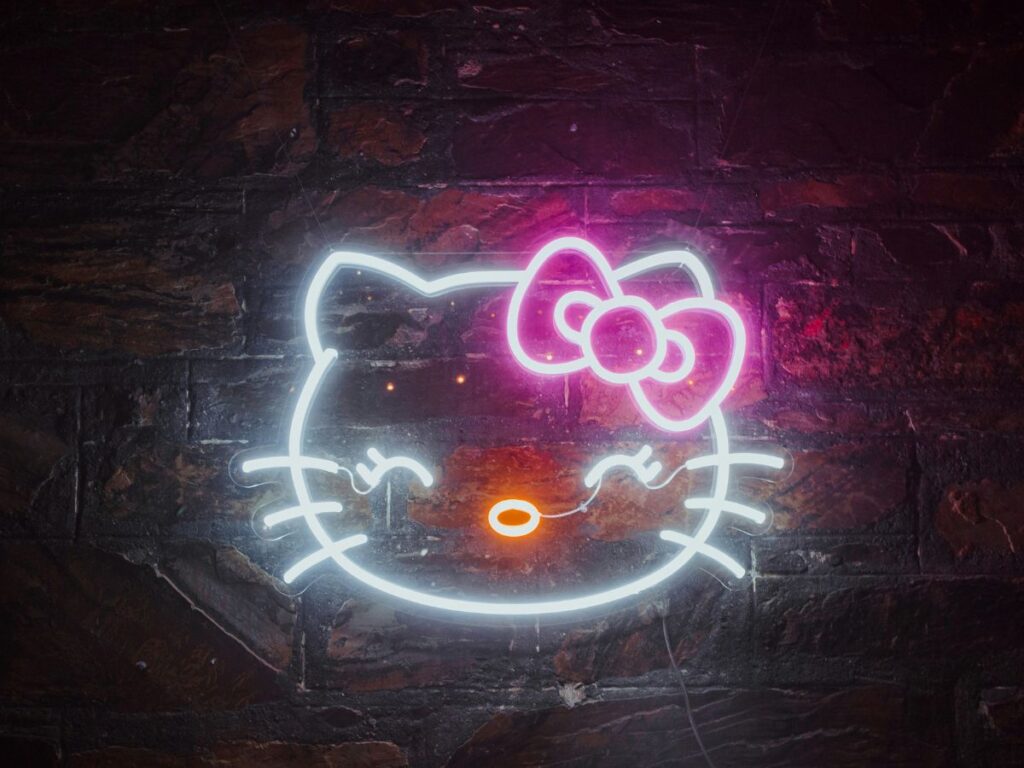 Hello Kitty neon sign 